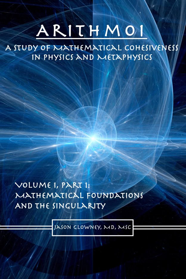 The cover of Arithmoí Book 1, Mathematical Foundations and the Singularity